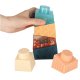 Montessori educational pyramid sensory Educational Pyramid Tower Building Blocks Montessori Sensory Puzzle