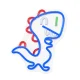 Forever Light JURASSIC BABY DINO LED Neon Sign, Blue