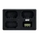 Newell TT-USB-C Triple-Channel Charger for Sony NP-FZ100