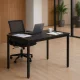 Modernhome NORD-MRBC-BC Table 120x60 cm, Black Marble