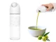 Glass Gravity Oil and Vinegar Dispenser Bottle 510ml, White