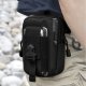 Тактическая поясная сумка + ремень Trizand 24321, Чёрная | Tactical Waist Bag with...