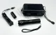 LED Flashlight 10W 1000lm with Zoom and USB Charger, Black