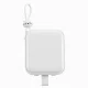 Joyroom powerbank with USB C and Lightning cables and Cutie Series stand 10000mAh 22.5W white (JR-L008)