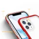 Hybrid Armor Clear 3 in 1 Case for iPhone 11 Pro Max, Red