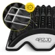 4Fizjo Back Stretching and Massage Device, Black/Grey