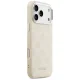Guess Peony Hot Stamp Script MagSafe Phone Case Cover iPhone 17 Pro Max - Beige