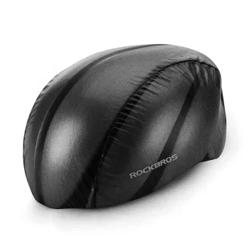 Rockbros 20001BK Bicycle Helmet Rain Cover, Black