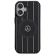 Mercedes iPhone 16 Case Double Layer Crossed Lines MagSafe, Black