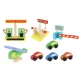 Kruzzel 00022446 Wooden Parking Garage for Kids