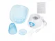 Facial Inhaler Sauna Spa Skin Moisturizing Steamer Pores Cleaning Machine Blackhead Removal, Blue
