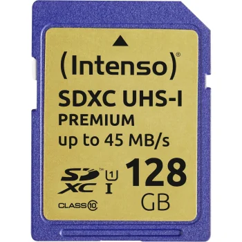 Intenso Premium SDXC Memory Card 128GB Class 10 UHS-I