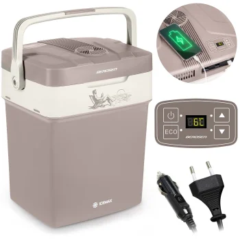 Berdsen Icemax 29L Car Refrigerator with ECO Mode, Dark Grey