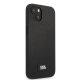 Apple iPhone 13 6.1\" Karl Lagerfeld Saffiano Plaque Case Cover (KLHCP13MSFMP2K), Black