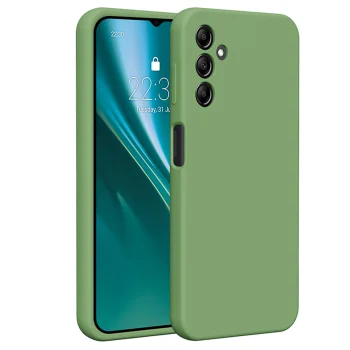 Etteri Silicone Case for Samsung Galaxy A14 4G / 5G Light Green