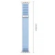 Tech-Protect NylonLoop strap for Apple Watch 40 / 41 / 42 mm, light blue