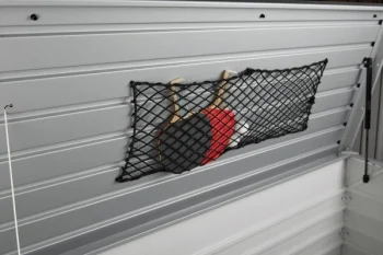 Lid Storage Net for Storage Box, 25 x 67 x 2 cm, Black