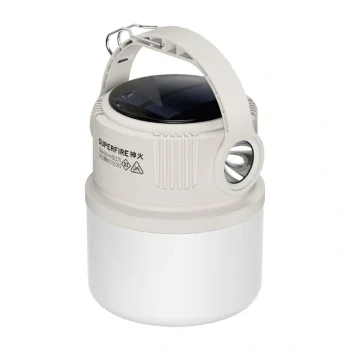 Camping Light Superfire T22, with Solar Panel and USB-C