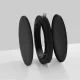 Set of Magnetic Aluminium Lids for Filter Holder H&Y Revoring 37-49 mm
