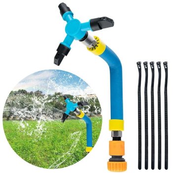 Rotating Trampoline Sprinkler for Kids Outdoor Water Fun