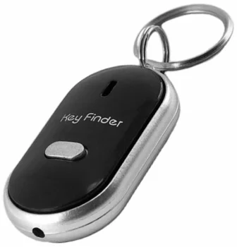 Xline Key Finder Keychain with LED, Black