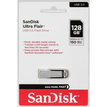 USB Flash Drive SanDisk Ultra Flair 128GB USB 3.0 (SDCZ73-128G-G46)