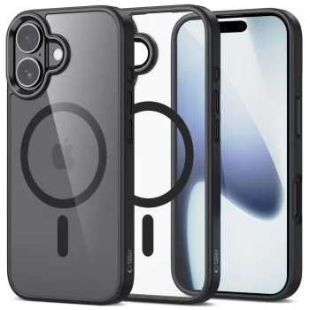 Tech-Protect MagMat MagSafe Phone Case Cover iPhone 17 - Clear Black