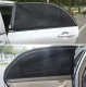 Car Window Mosquito Nets & Sunshades, 2 Pcs, Black