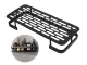 Hanging Metal Shelf for Bathroom and Kitchen Loft, Black