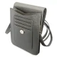 Guess Saffiano Triangle Smartphone Bag & Wallet, Gray