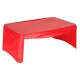 Portable Folding Car Tray for Kids with Storage Compartment, Red