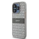 DKNY iPhone 15 Pro Case Mono Stripe & Metal Logo, Beige