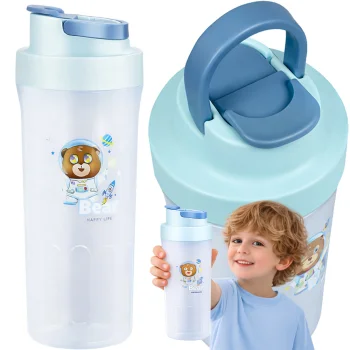 Kids Water Bottle 500ml for School and Kindergarten, Blue