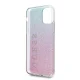 Guess iPhone 11 Pro Max Case Glitter Gradient, Pink/Blue