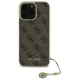 Guess GUHCP16LGF4GBR iPhone 16 Pro 6.3" brown/brown hardcase 4G Charms Collection