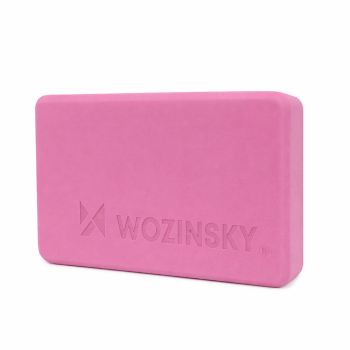 Yoga Block Wozinsky WKDJ-P Pink EVA Foam