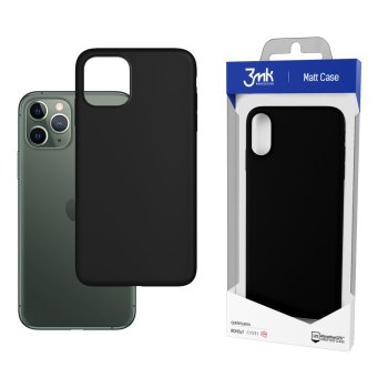 Apple iPhone 12 Pro Max 6.7" 3MK Matt Case Cover, Black