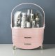 Cosmetic Makeup Organizer Container Jewelry Storage Box, Pink