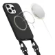 Tech-Protect iPhone 15 Pro Case MagNecklace MagSafe, Black