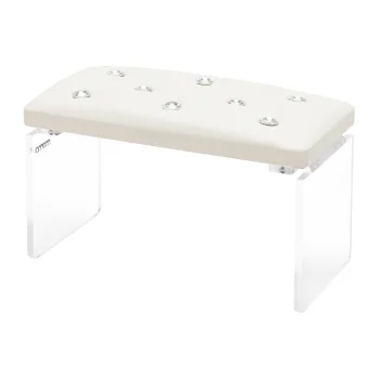 Momo Diamond Manicure Armrest, Ecru