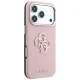 Guess Grained & Big Resin Logo Case for iPhone 18 Pro / 17 Pro, Pink