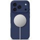 Tech-Protect Silicone MagSafe Phone Case Cover iPhone 17 Pro - Navy Blue