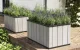 Flower Pot KETER Sequoia Duotech Medium, 88L, Gray