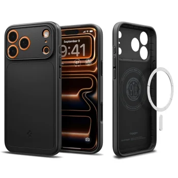 Spigen iPhone 17 Pro Case Thin Fit Mag MagSafe, Black
