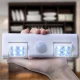Wireless 8 LED Light with Motion and Twilight Sensor, White