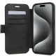 Guess iPhone 15 Pro Wallet Case 4G Big Metal Logo, Gray