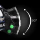 LED T6 Zoom Headlamp with 2 Rechargeable Batteries