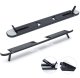 Foldable plastic laptop stand, white