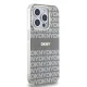 DKNY iPhone 15 Pro Case IML Mono & Stripe MagSafe, Beige