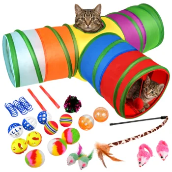 Purlov Cat Toy Set, 24 pcs